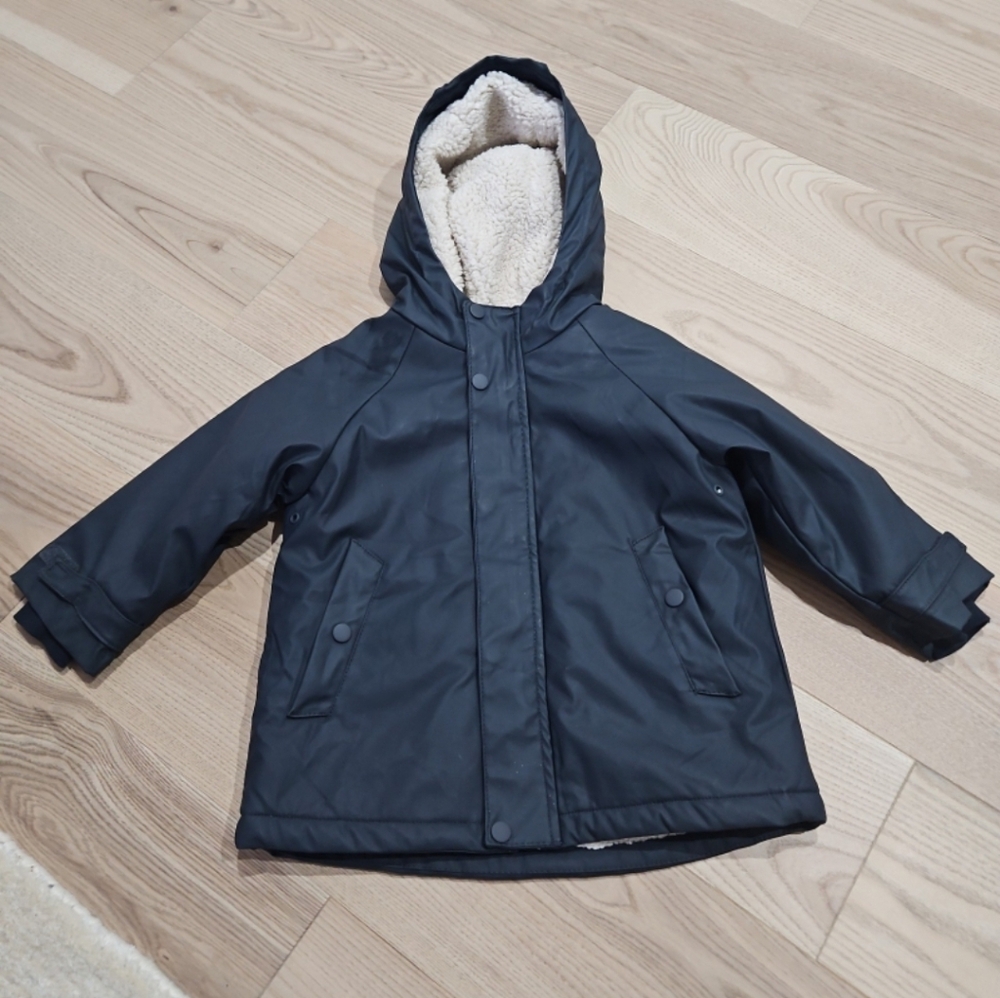 Zara Kids Navy Hooded Jacket